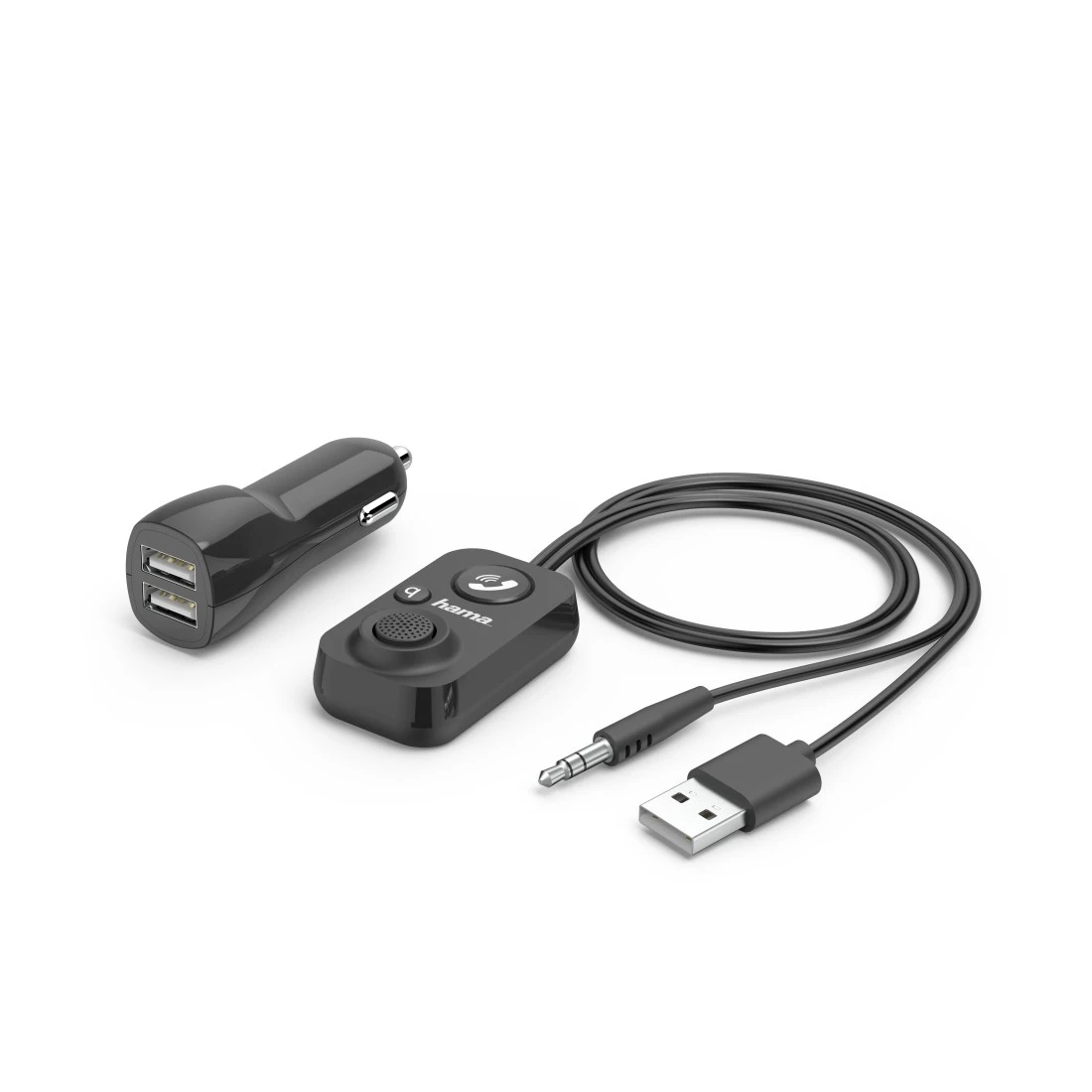 Kfz-Freisprechanlage m. abnehmbarem Headset, Bluetooth 4.0