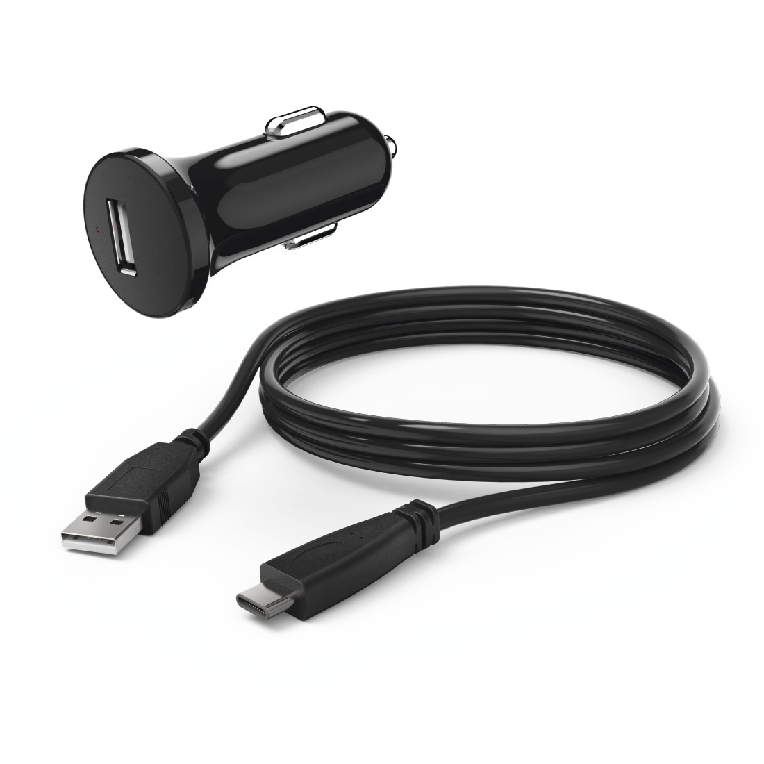 Hama KFZ-Ladegerät mit USB-C-Kabel für Nintendo Switch/Switch Lite, Schwarz