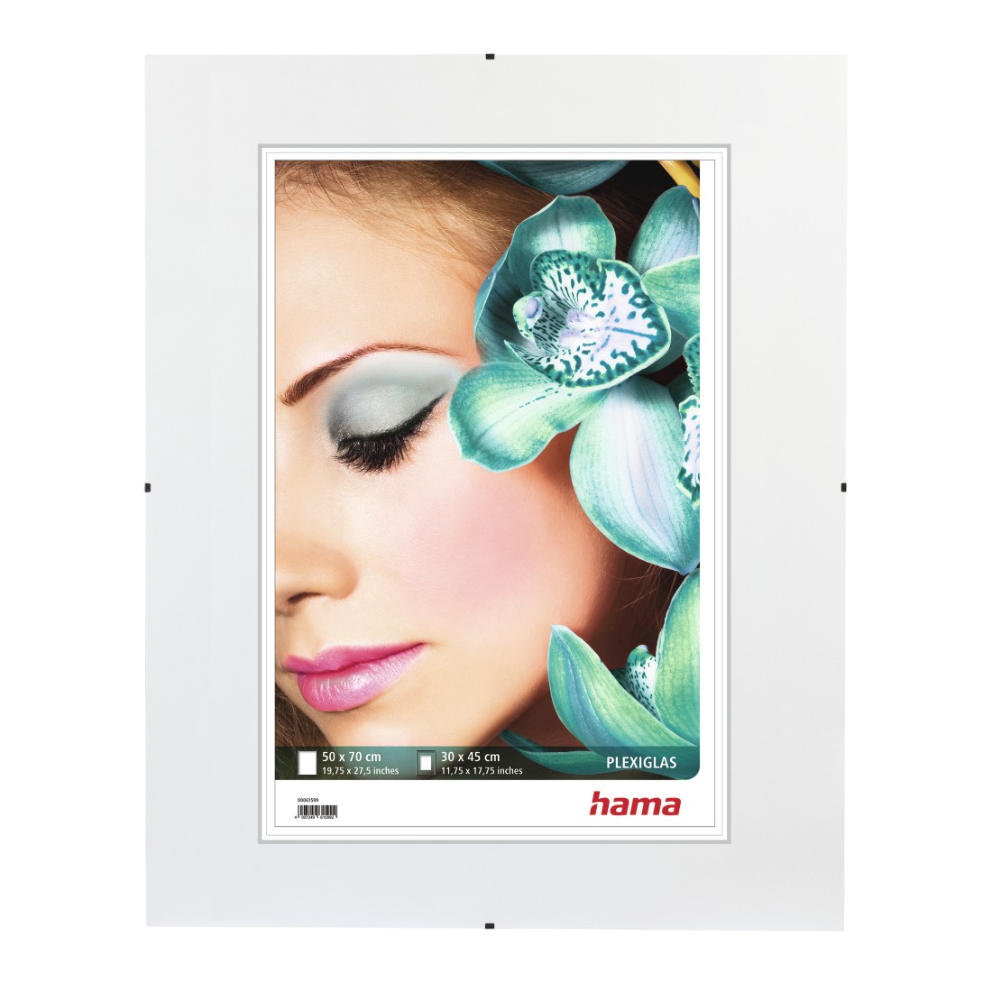 Hama Clip Fix Frameless Picture Holder Polystyrene 50 X 70 Cm