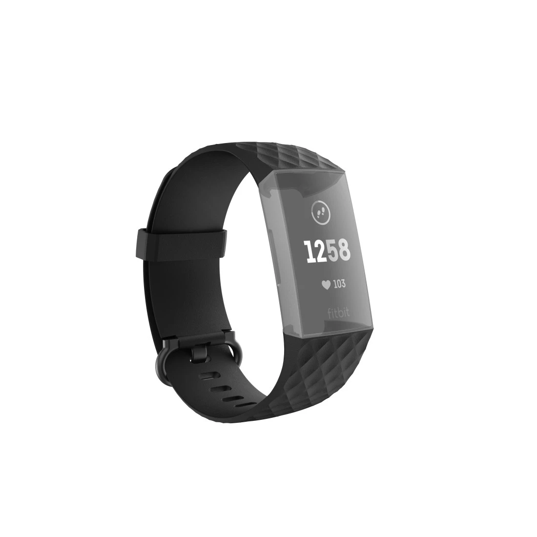 Armband für Fitbit Charge 3/4, Uhrenarmband zum Tauschen, universal, Schw.  | Hama