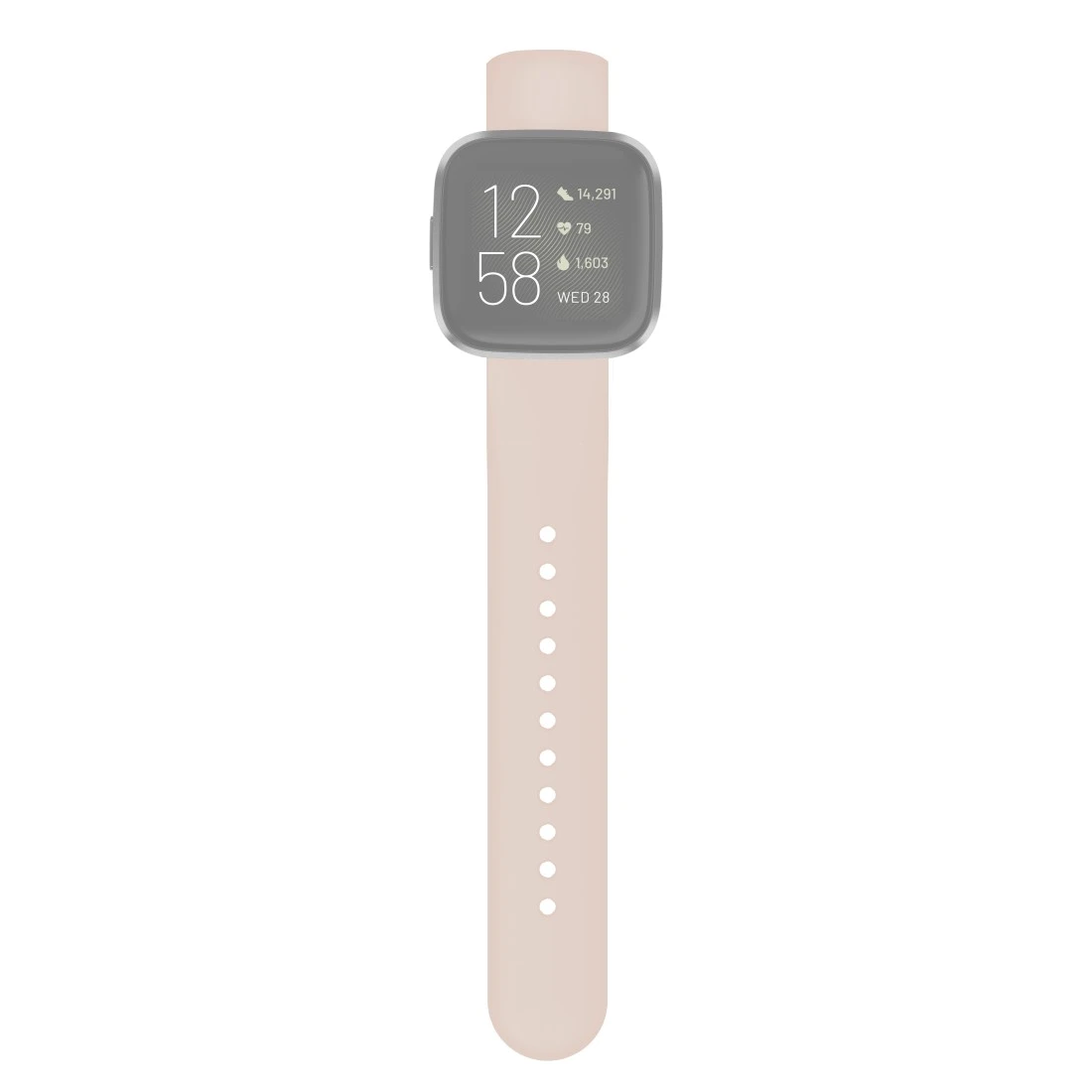 Armband für Fitbit Versa 2/Versa | (Lite), Hama Tauschen, zum Silikonarmband Rosé