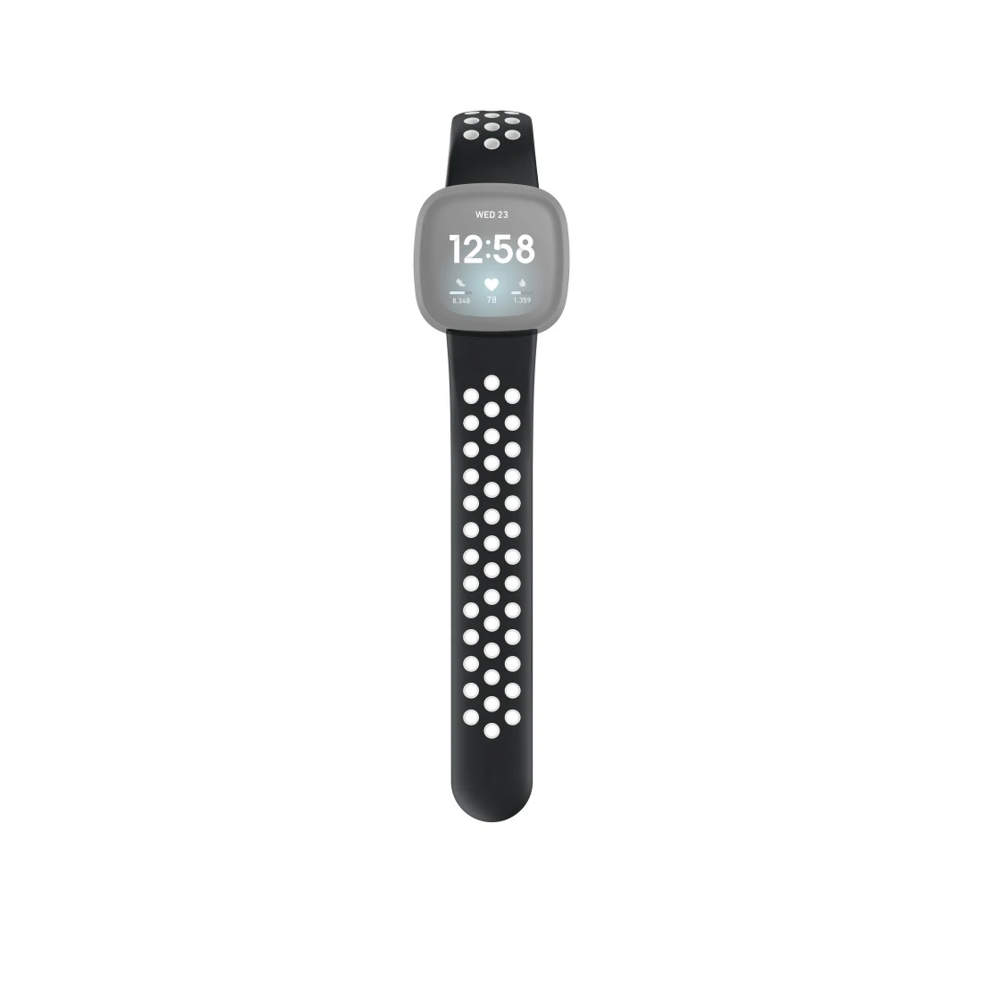 Sportarmband f. Fitbit Versa 3/4/Sense (2), Uhrenarmband atmungsaktiv, Sw.  | Hama
