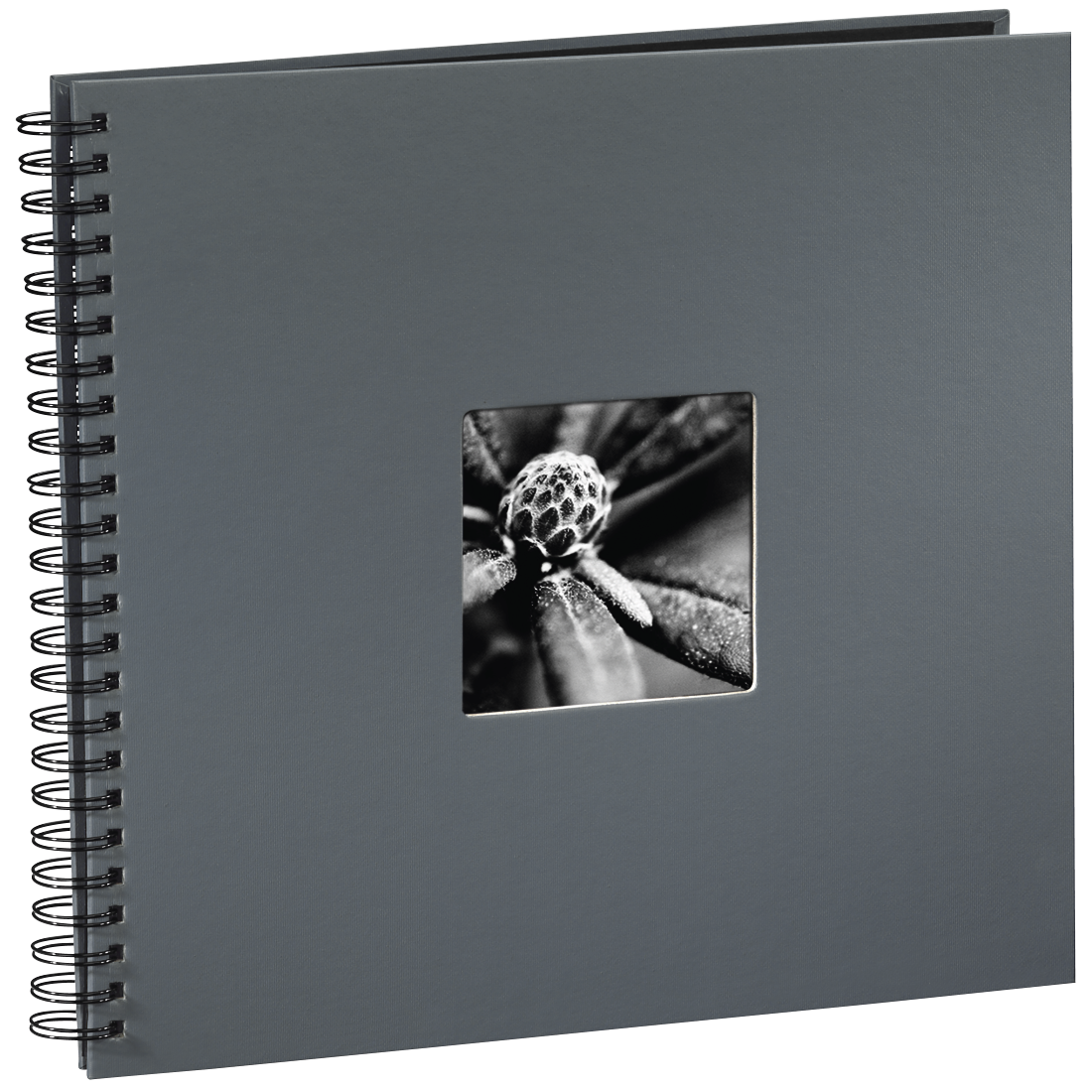 Spiral-Album "Fine Art", 36x32 cm, 50 schwarze Seiten, Grau | Hama