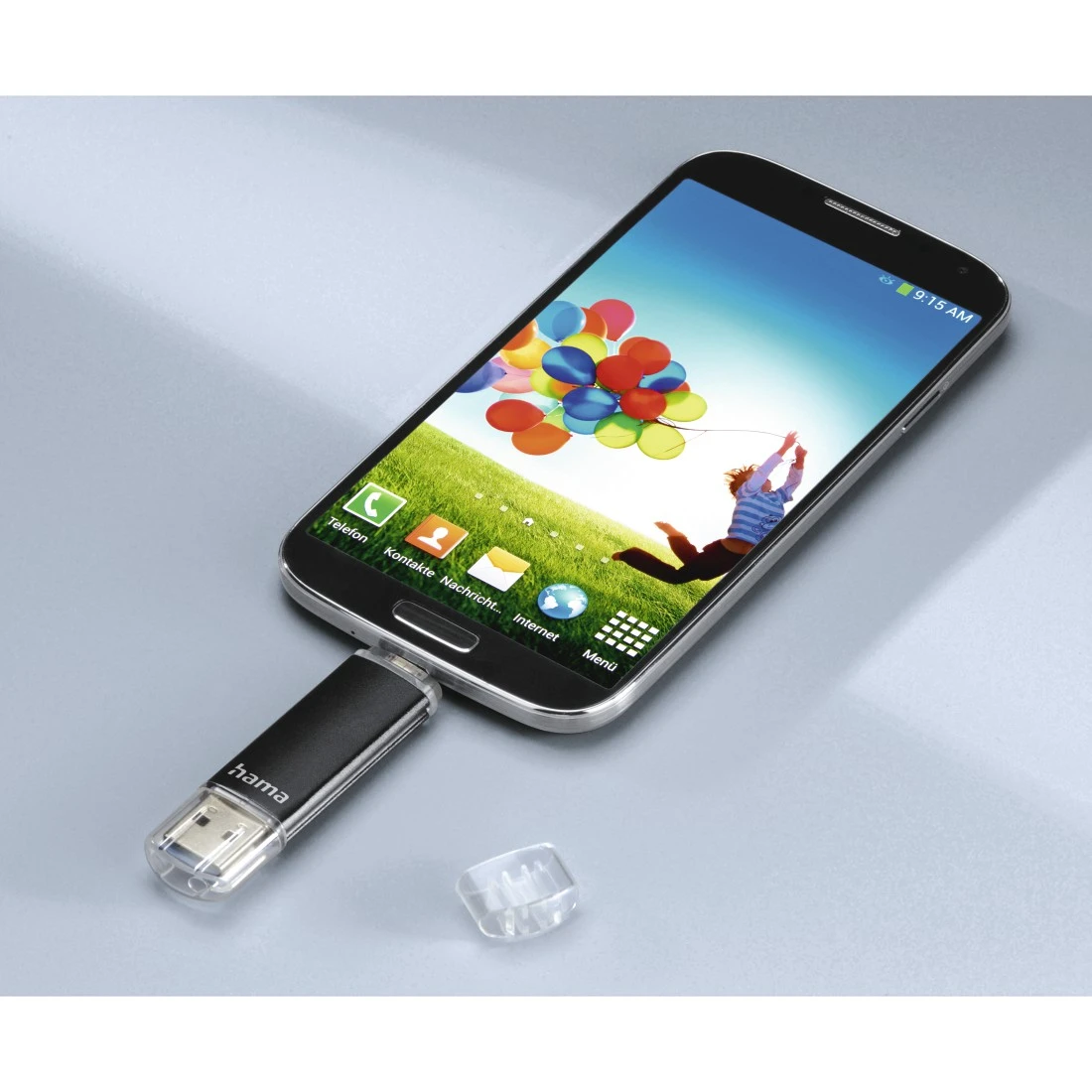 USB-Stick "Laeta Twin", USB 3.0, 16 GB, 40MB/s, Schwarz | Hama