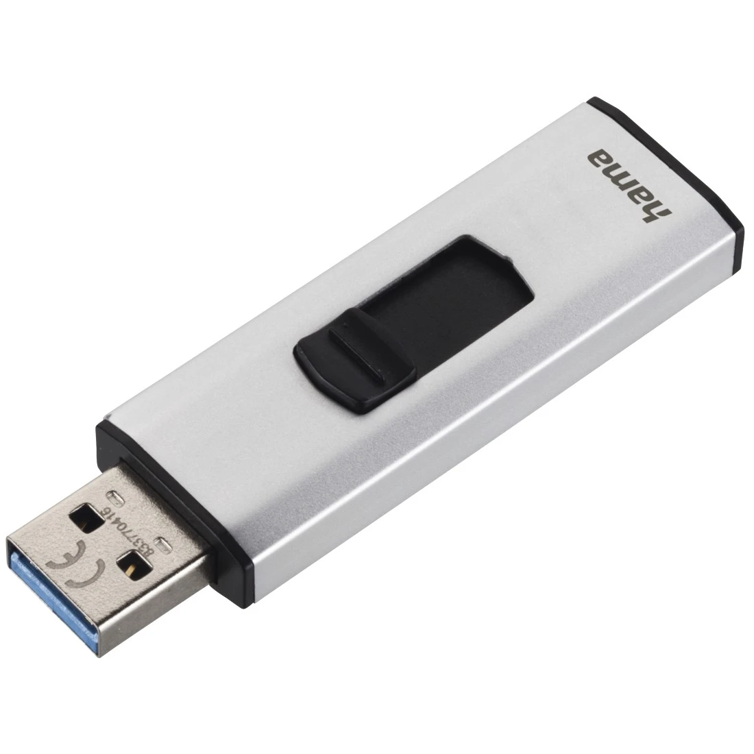 USB-Stick "4Bizz", USB 3.0, 128 GB, 90MB/s, Silber/Schwarz | Hama