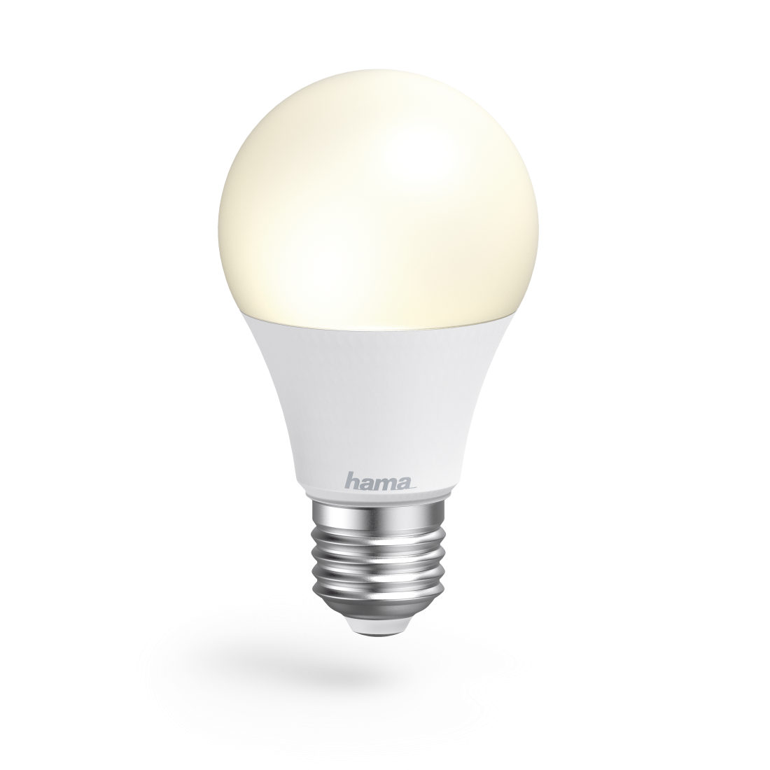 WLAN-LED-Lampe, E27, 10W, dimmbar, Birne, für Sprach-/App-Steuerung, Weiß |  Hama