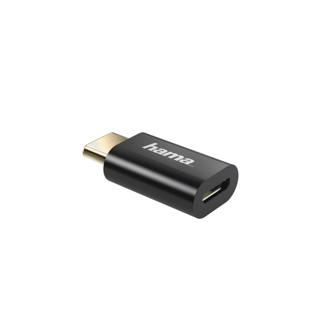 Adapter Micro-USB auf USB Type-C-Stecker, Schwarz | Hama