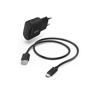 00182552 Hama Ladeset Auto Detect für Tablets, Micro USB LADEGERÄT NETZGERÄT NETZTEIL mit Micro USB Ladekabel f