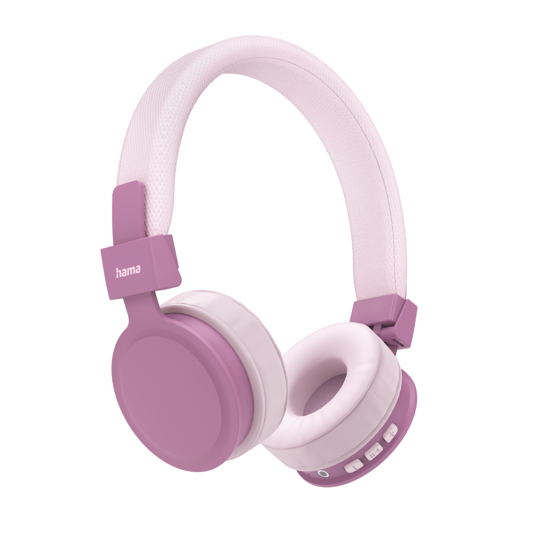 Bluetooth®-Kopfhörer "Freedom Lit", On-Ear, faltbar, mit Mikrofon, Pink |  Hama