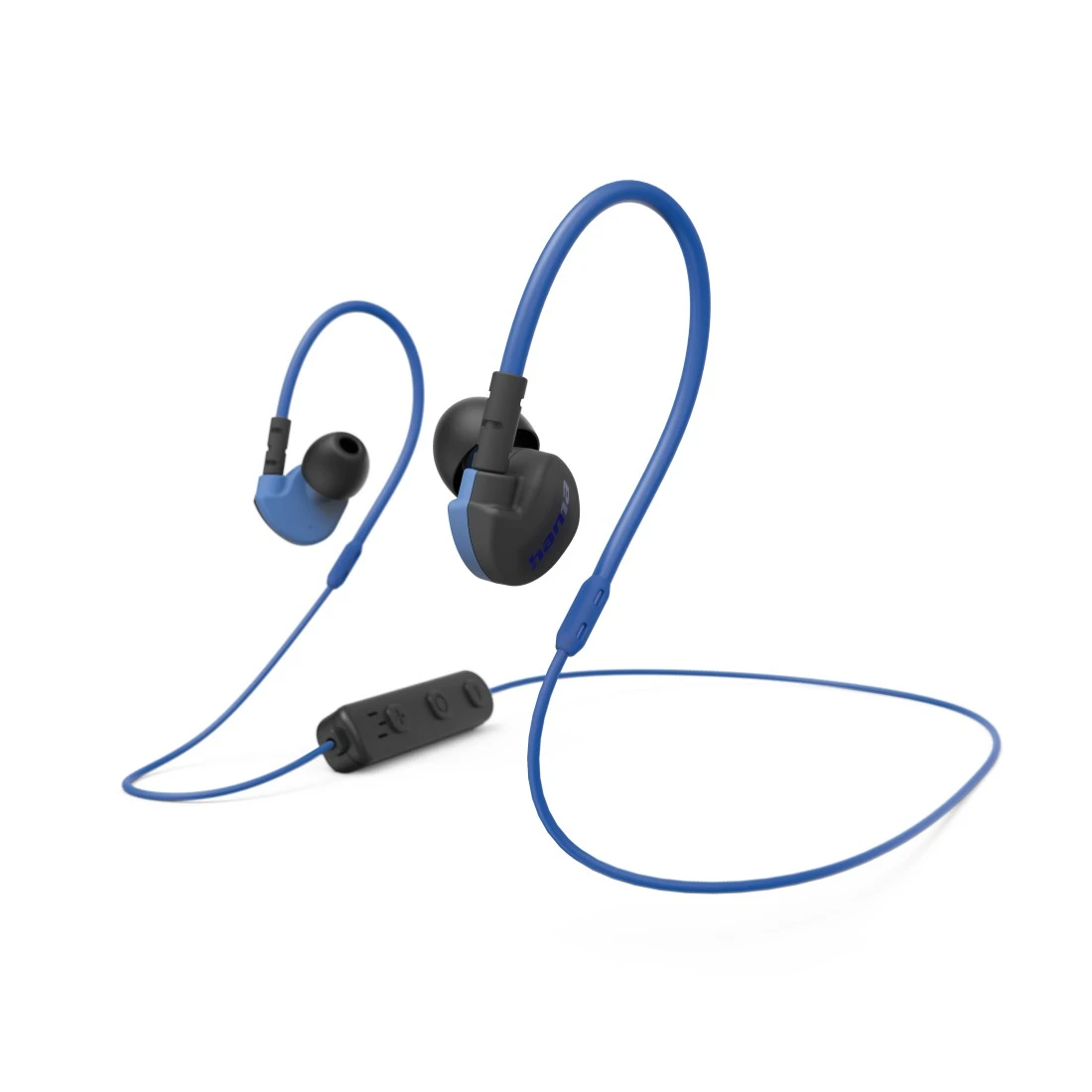 Bluetooth®-Kopfhörer "Freedom Athletics", In-Ear, Mikrofon, Schwarz/Blau |  Hama