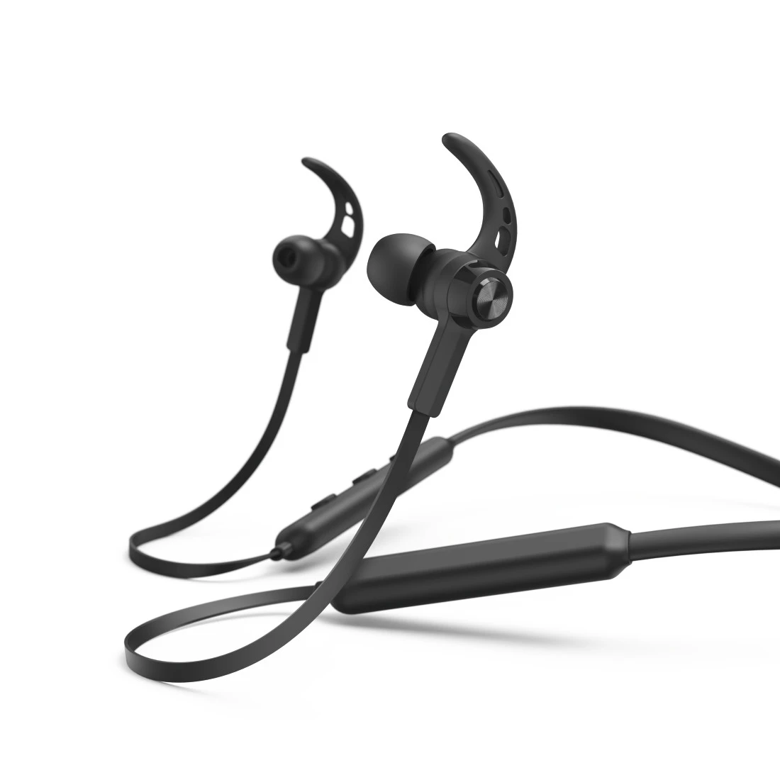 Bluetooth®-Kopfhörer "Freedom Neck", In-Ear, Mikrofon, Ear-Hook, Schwarz |  Hama