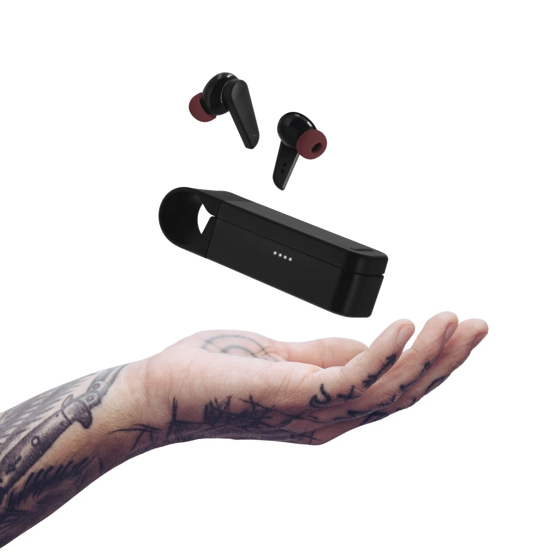 Schwarz Bluetooth®-Kopfhörer \