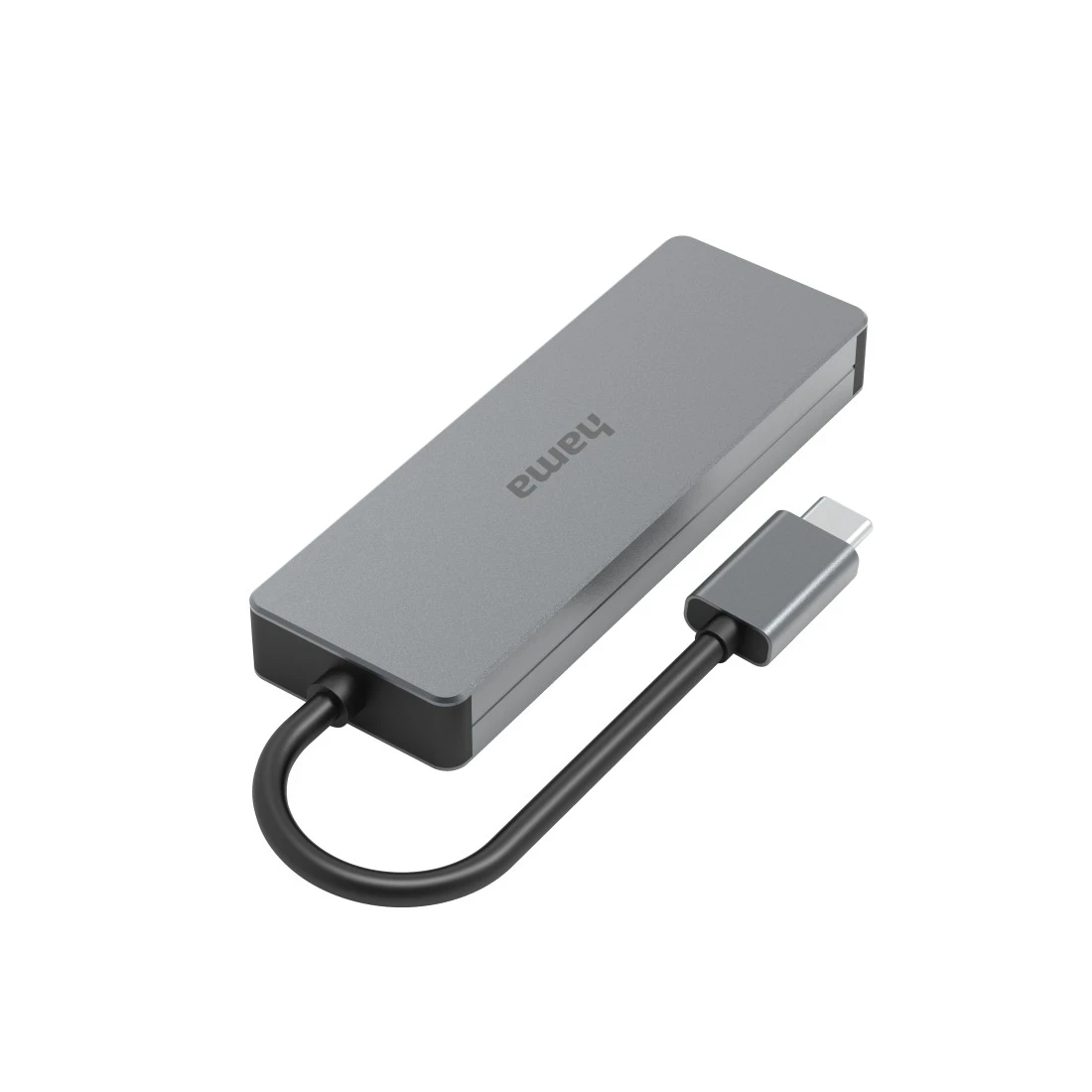USB-C-Hub, 4 Ports, USB 3.2 Gen2, 10 Gbit/s, Alu | Hama
