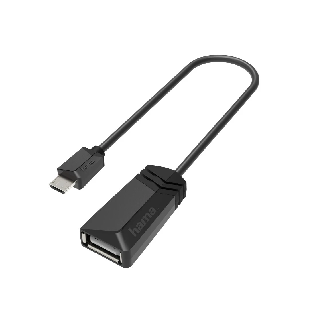 USB-OTG-Adapter, Micro-USB-Stecker - USB-Buchse, USB 2.0, 480 Mbit/s | Hama
