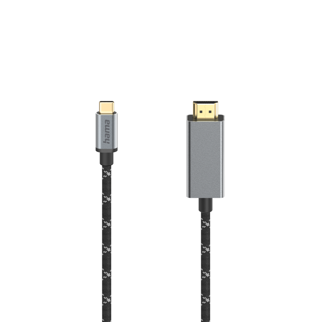 Video-Kabel, USB-C-Stecker - HDMI™-Stecker, Ultra-HD 4K@60Hz, Alu, 1,50 m |  Hama
