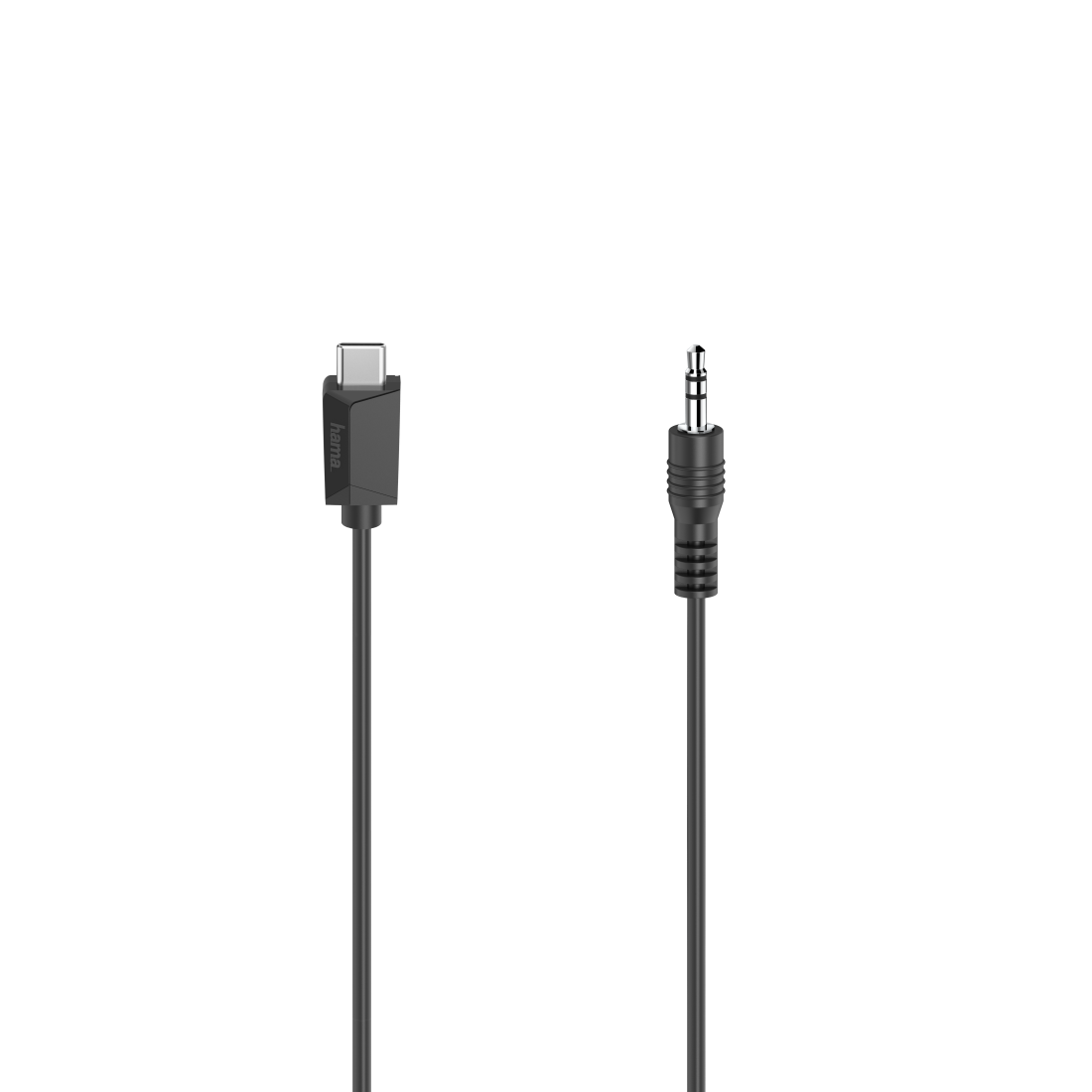 Audio-Kabel, USB-C-Stecker - 3,5-mm-Klinken-Stecker, Stereo, 0,75 m | Hama