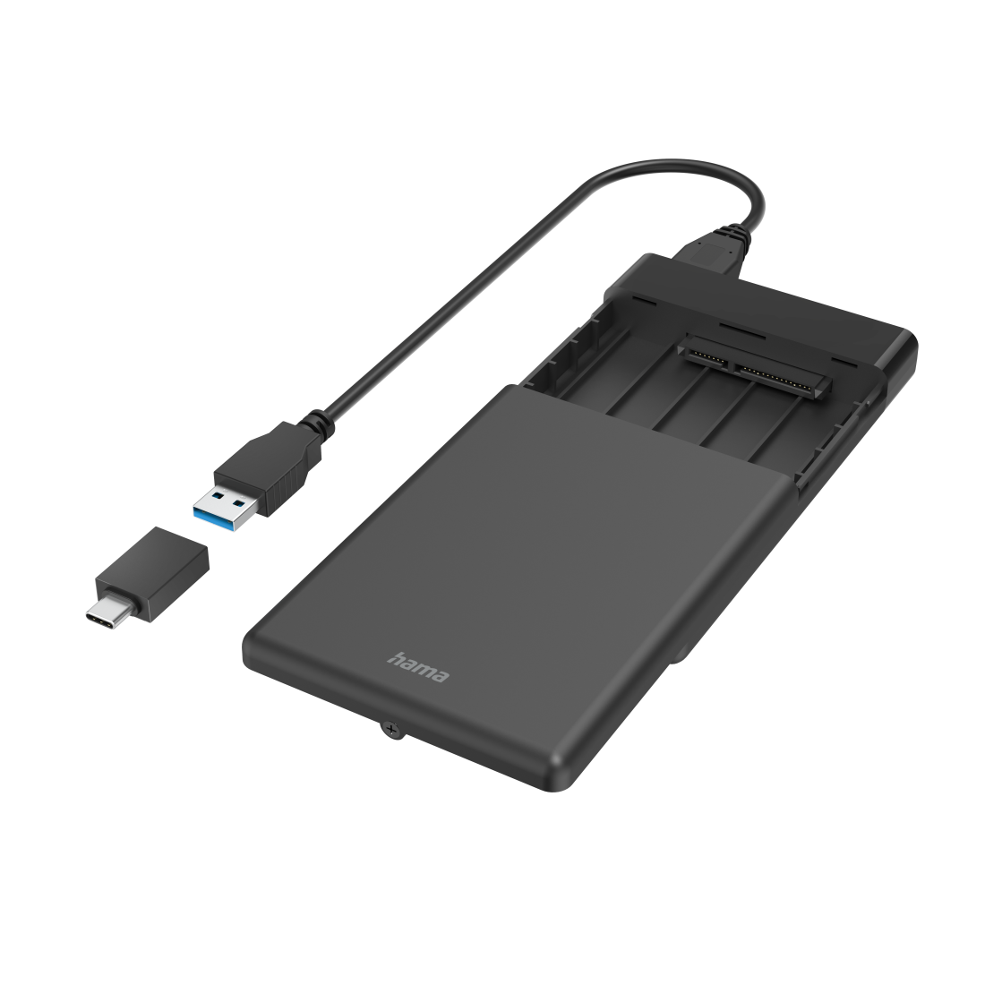 USB-Festplattengehäuse für 2,5" SSD- und HDD-Festplatten | Hama