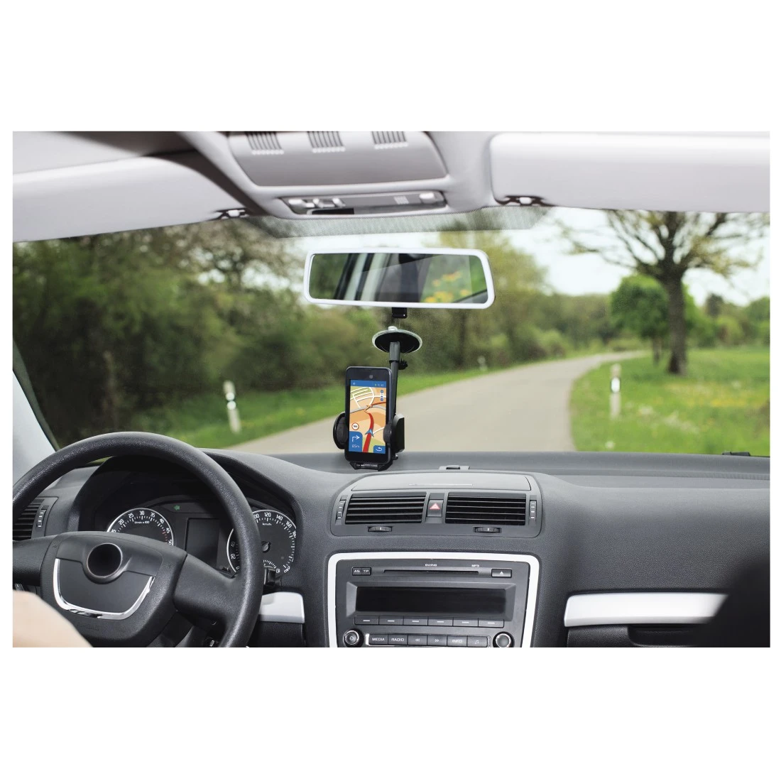 Kaufe 360° Auto-Rückspiegel-Telefonhalter für die Automontage