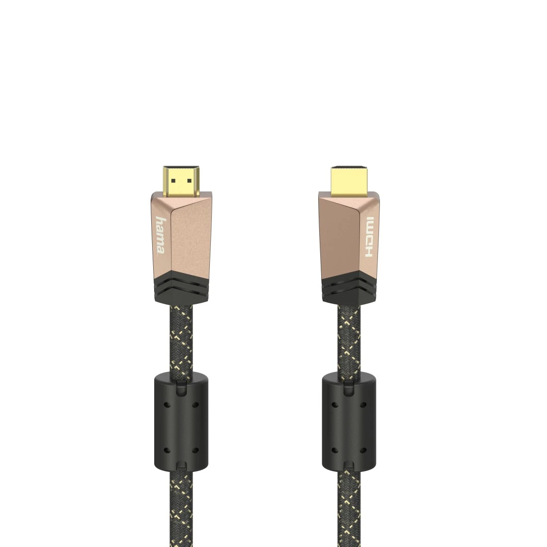 Premium HDMI™-Kabel mit Ethernet, Stecker - Stecker, Ferrit, Metall, 3,0 m  | Hama