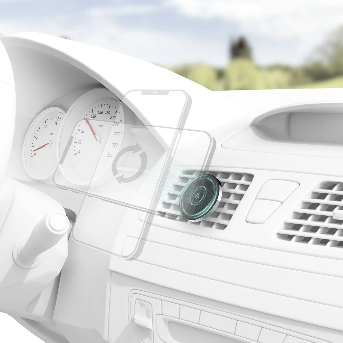 Hama Smartphone-Halterung »Auto Handyhalterung Magnet mit