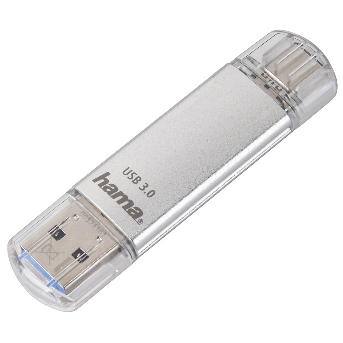 USB-Stick "C-Laeta", USB-C USB 3.1/USB 3.0, 128GB, 40 MB/s | Hama