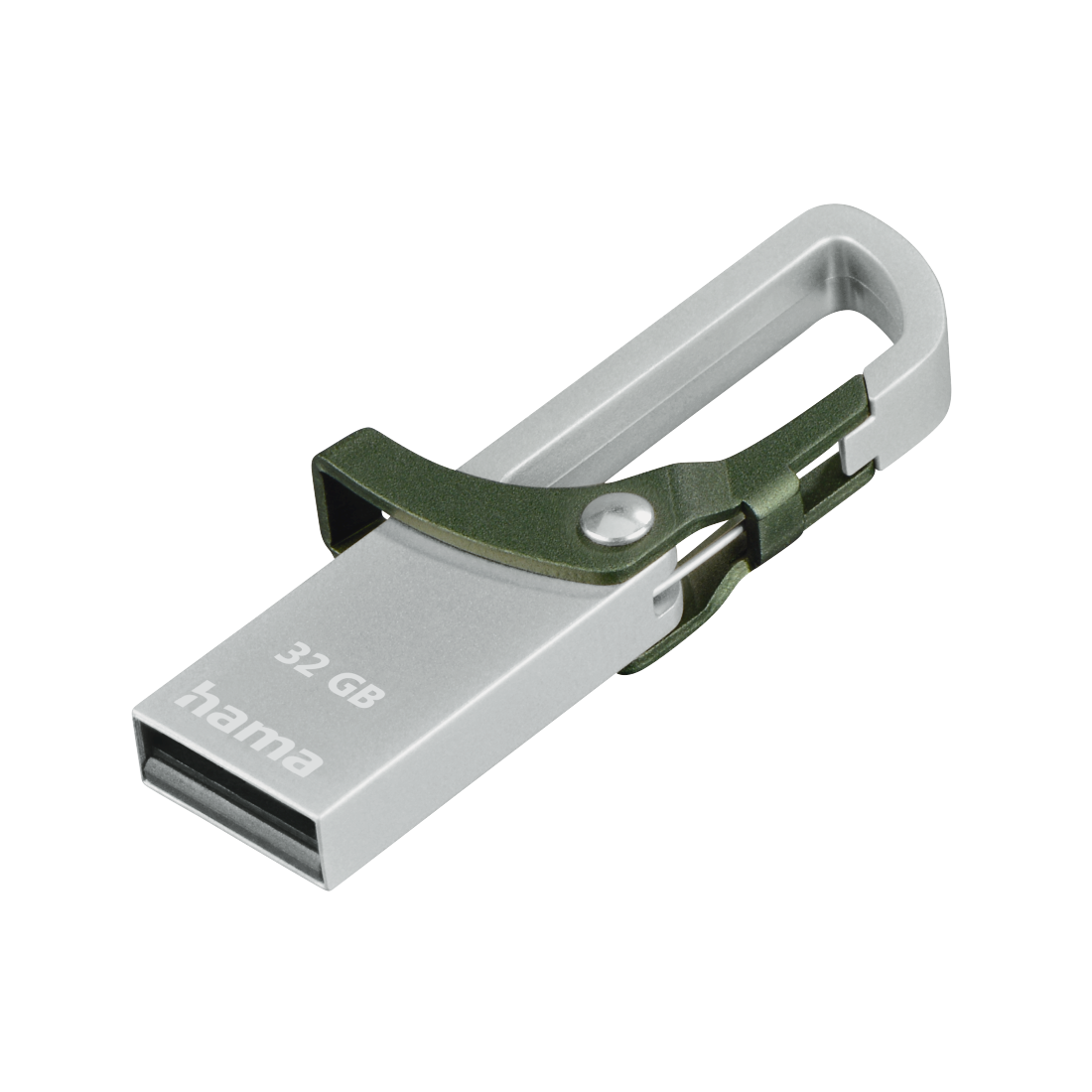 Hama USB-Stick "Hook-Style", USB 2.0, 32 GB, 15MB/s, Grün