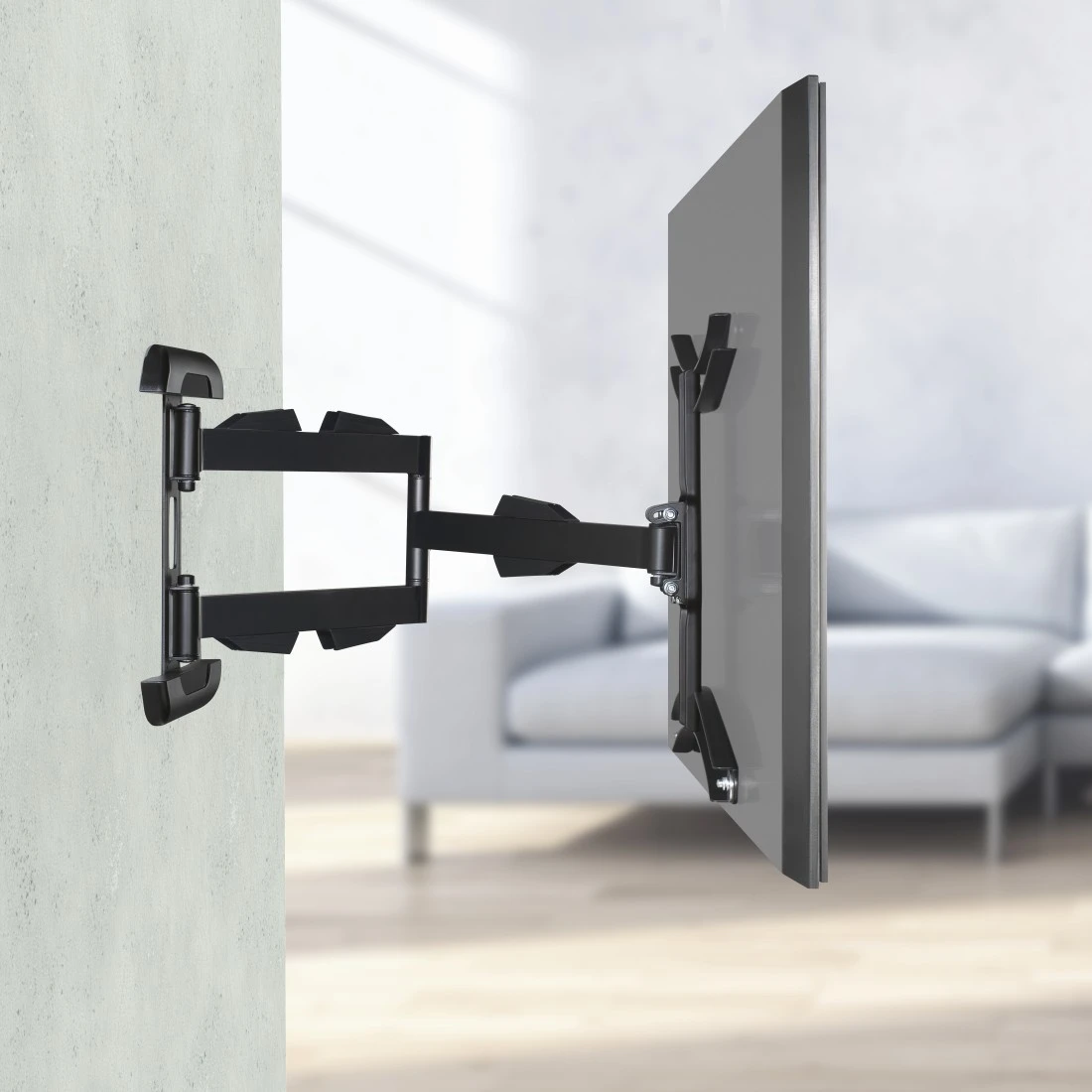 Tv Wandhalterung 65 Zoll 180 Grad Schwenkbar TV-Wandhalterung, schwenkbar, ausziehbar, langer Arm, 165cm (65"), bis