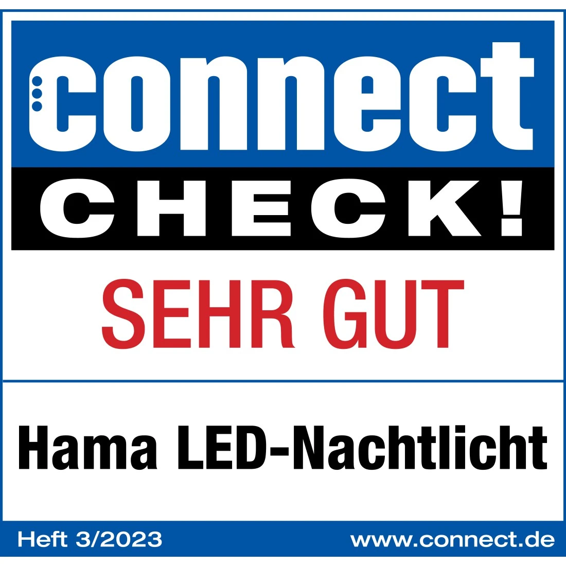 LED-Nachtlicht mit Steckdose, USB-Ausgänge, und 2 | Bewegungs- Hama Lichtsensor