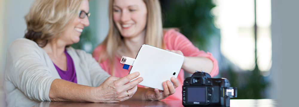 Einfacher Datentransfer für Smartphone, Tablet PC und Co.