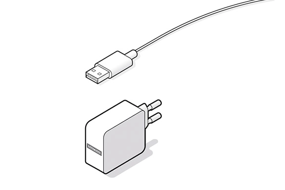 USB-A Ladekabel