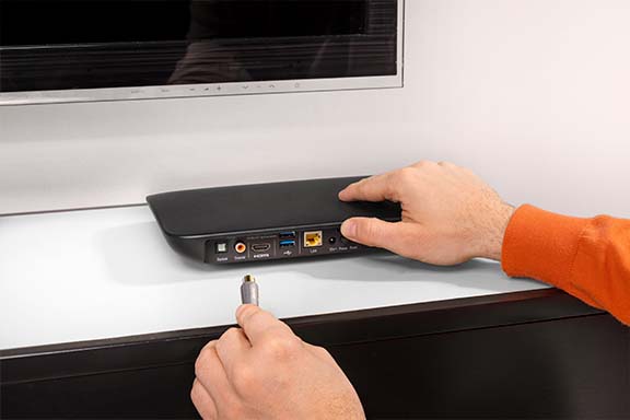 Woran Erkenne Ich Das Mein Fernseher Einen Receiver Hat Kabelfernsehen anschließen und einrichten | Hama AT