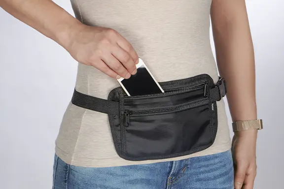 flache Bauchtasche für Wertsachen (139531)