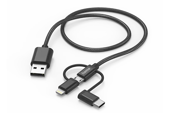 Hama 3in1-Micro-USB-Kabel (139513)