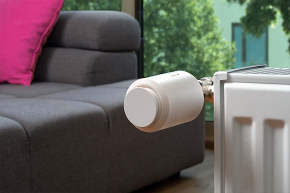 Heizkörper mit Smarthome-Thermostat