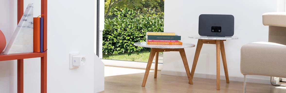 Mehrere Smart Home Artikel in der Wohnung.