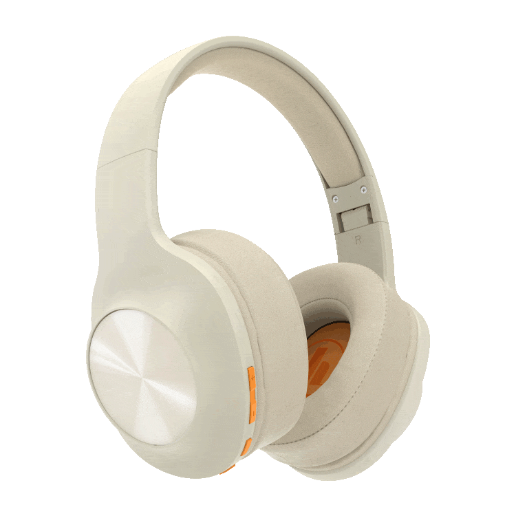 Bluetooth®-Kopfhörer "Spirit Calypso", Over-Ear, Bass Boost, faltbar, Beige  | Hama