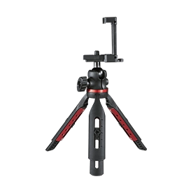 Hama Stativ "Solid" für Handy und Kamera, Reisestativ mit Kugelkopf, max. 19 cm