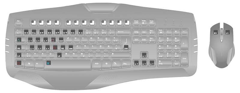Maus-/Tastatur-Konverter "Speedshot Ultimate" für PS4/PS3/Xbox One/Xbox360  | Hama