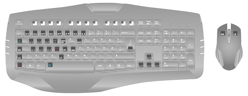 Maus-/Tastatur-Konverter "Speedshot Ultimate" für PS4/PS3/Xbox One/Xbox360  | Hama
